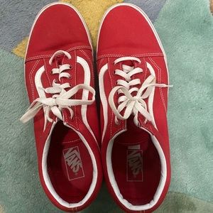 Red Men’s Old School Vans